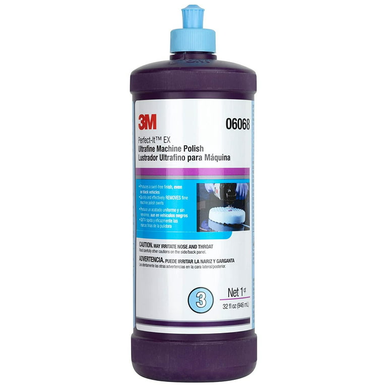 3M - Polishing Compound: Purple, Extra Fine;Ultra Fine;Fine Grade -  23084189 - MSC Industrial Supply
