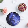 thumbnail image 4 of RYLABLUE Galaxy Design Starry Sky Set of 8 Round Coaster for Drinks, Absorbent Ceramic Stone Coasters Cup Mat with Cork Base for Home Kitchen Room Coffee Table Bar Decor, 4 of 5