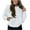 White, variant on SHE IS Lightweight Sweatshirts for Women V Neck Womens Plus Size Hoodies Pullover 4x Black Pullover Hoodie Women Fall Womens Tops 2025 My Orders Placed