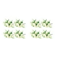 thumbnail image 3 of yingyy 1/2/3 4X Artificial Flower Faux Plant Home Decal Workmanship Multipurpose Long-lasting Exquisite Fake Flowers Wedding Decor White 2PCS, 3 of 6