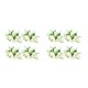 thumbnail image 3 of Flor artificial Cateissary 4X Calcomanía Blanco 2Conjunto, 3 of 6