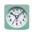 thumbnail image 1 of Peakeep Reloj despertador de viaje ultra pequeño con batería, función de repetición y luz, silencioso, cuarzo analógico sin tictac (aguamarina), 1 of 5