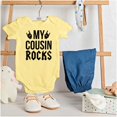 thumbnail image 3 of My Cousin Rocks Family Musician Romper Boys or Girls Infant Baby Brisco Brands 12M, 3 of 6