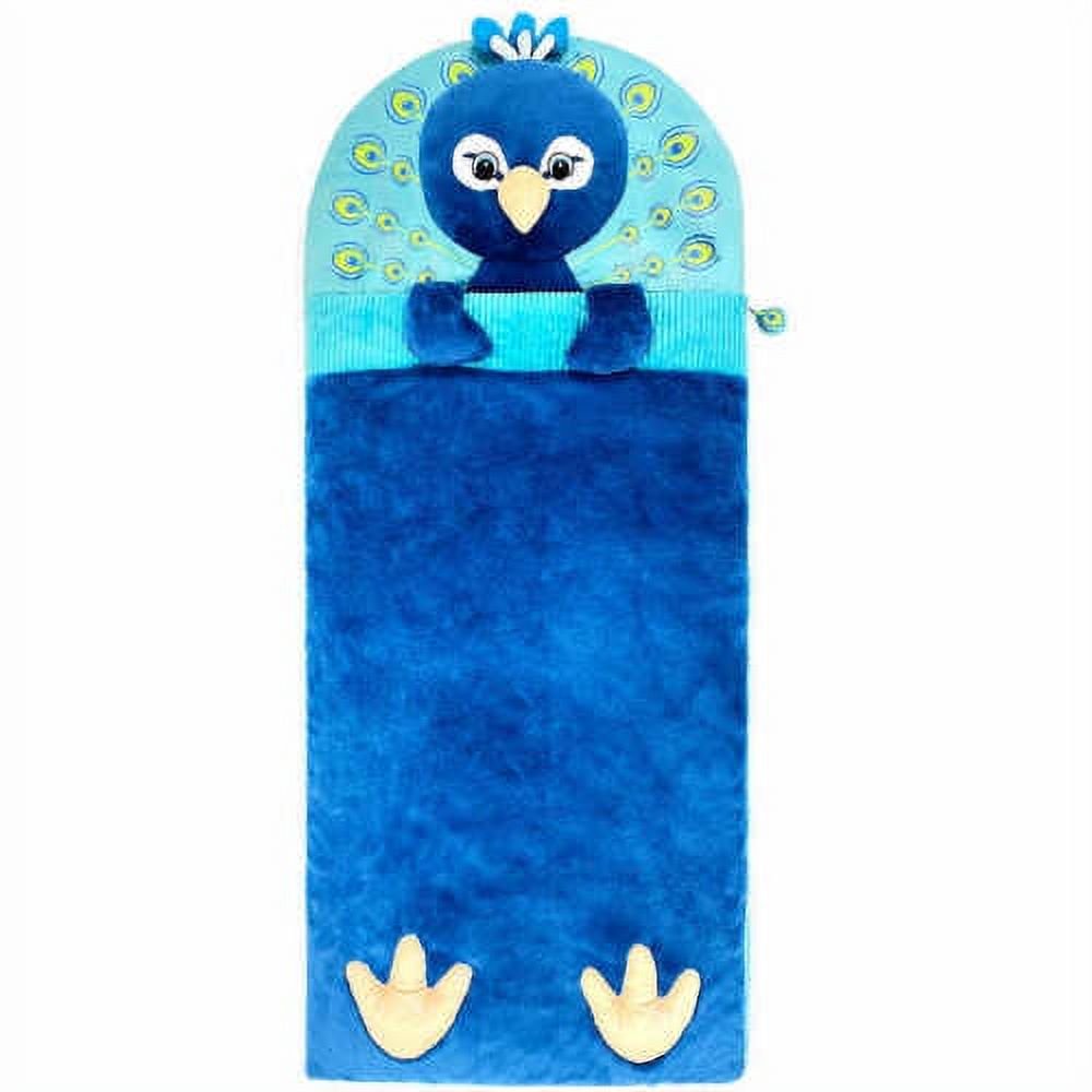 HUGFUN Kids Animal Slumber Bag Peacock