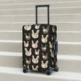 thumbnail image 2 of Lsque Flowe Rooster Printed Luggage Cover, Travel Luggage Protector,Scratch and Dirt Resistant, Fits 18-32 Inch Luggage - Medium, 2 of 9