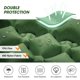 thumbnail image 2 of Self-Inflating Camping Mattress, Sleeping Bag with Pillow and Foot Pump, Portable Ultralight Inflatable Mattress for Camping, Travel, Hiking, Green, 2 of 5