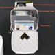thumbnail image 3 of Soporte para papel higiénico, Soporte para papel higiénico montado en la pared, Dispensador de papel impermeable/a prueba de polvo y Portarrollos para baño/inodoro (Blanco) JFHHH pequeña, 3 of 5