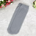 thumbnail image 3 of MSJUHEG Socks For Women Womens Socks 10 Pairs Bamboo Fiber Ultra-Thin Elastic Silky Short Silk Stockings Men Socks Thigh High Socks Gray One Size, 3 of 6