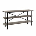 thumbnail image 2 of Evelyn&Zoe Holloway Rectangular TV Stand for TV's up to 65", Black Grain, 2 of 8