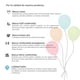 thumbnail image 5 of 100 Globos Metalicos Globo Payaso Color Perla Verde Numero #9, 5 of 5