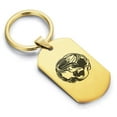 thumbnail image 1 of Stainless Steel Gemini Zodiac (Twins) Dog Tag Keychain Circle Ring, 1 of 2
