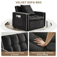 thumbnail image 6 of Aukfa Sleeper Chair Bed, Convertible Pull Out Sofa Bed for Living Room Apartment, Black, 6 of 8
