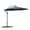 Navy Blue, variant on Polytrends Steele 10-ft. Offset Patio Umbrella with Weight Base Stand Turquoise