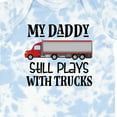 thumbnail image 4 of Inktastic Daddy Still Plays with Trucks Boys Baby Bodysuit, 4 of 5