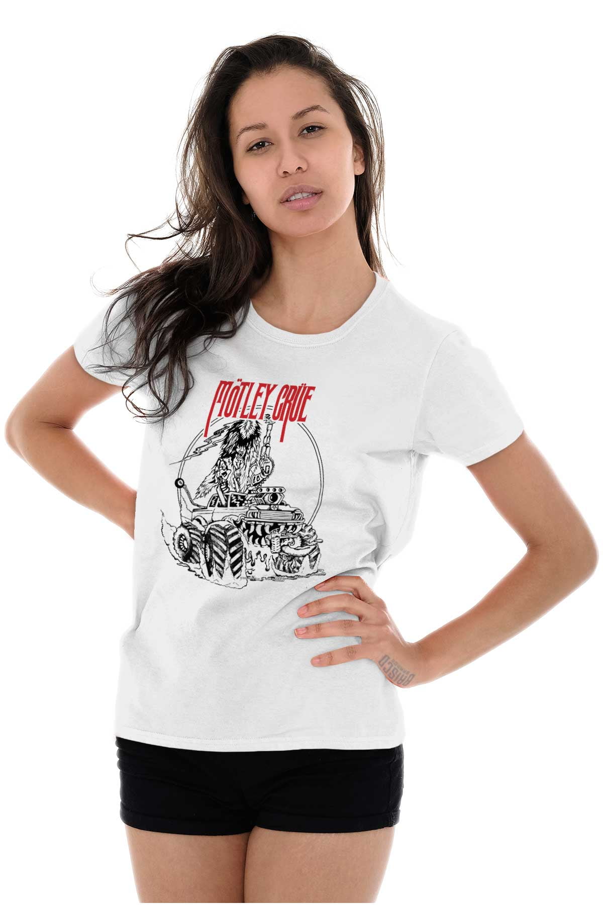 Brisco Brands Music Tees Shirts Tshirts For Womens Motley Crue Rock