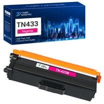 TN433 Compatible Toner Cartridge Replacement for Brother TN 433 TN-433M High Yield (Magenta, 1-Pack)