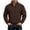 Brown, variant on Men's Quarter Zip Pullover Sweatshirt Solid Stand Collar Raglan Long Sleeve for Fall Winter Daily Casual Outdoor Comfort