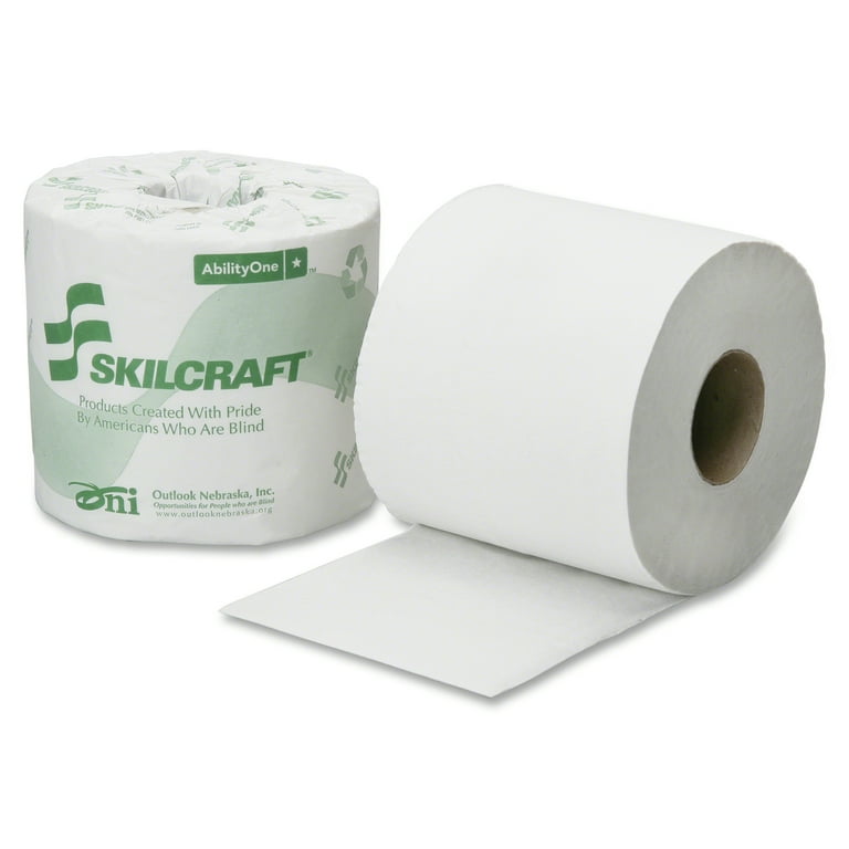 SKILCRAFT 2-Ply PCF Individual Toilet Tissue Rolls