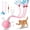 Pink, variant on Kiyuycy Motion Activated Cat Toy Ball, 3 Modes USB Rechargeable Interactive Toy for Indoor Cats & Kittens