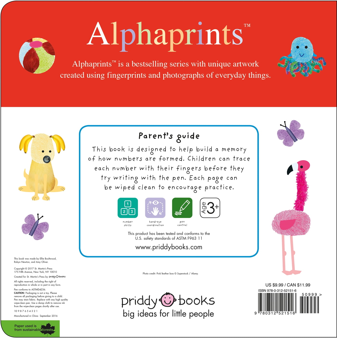 Alphaprints: Trace, Write, And Learn Abc - By Roger Priddy (board Book) :  Target