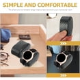 thumbnail image 2 of 4Set Watch Pillow Black Lint Leather Sponge Rectangular Display Storage Home Decoration 11.8X7.9X3.9in, 2 of 8