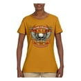 thumbnail image 2 of Lead Follow or Get The Hell Out Of The Way MC 1969 Motorcycle Pop Culture Womens Graphic T-Shirt, Gold, Small, 2 of 3