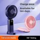 thumbnail image 3 of Small handheld fan with digital display foldable design 5 speed low noise portable cooling fan personal air conditioner Qinghai, 3 of 5