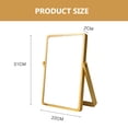 thumbnail image 2 of Shisuyan Creative Makeup Mirror Creative Wood Table Mirror Bedroom Mirror Light Yellow, 2 of 9
