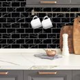 thumbnail image 5 of Black Marble Subway Back Splash Tile, 5 of 5