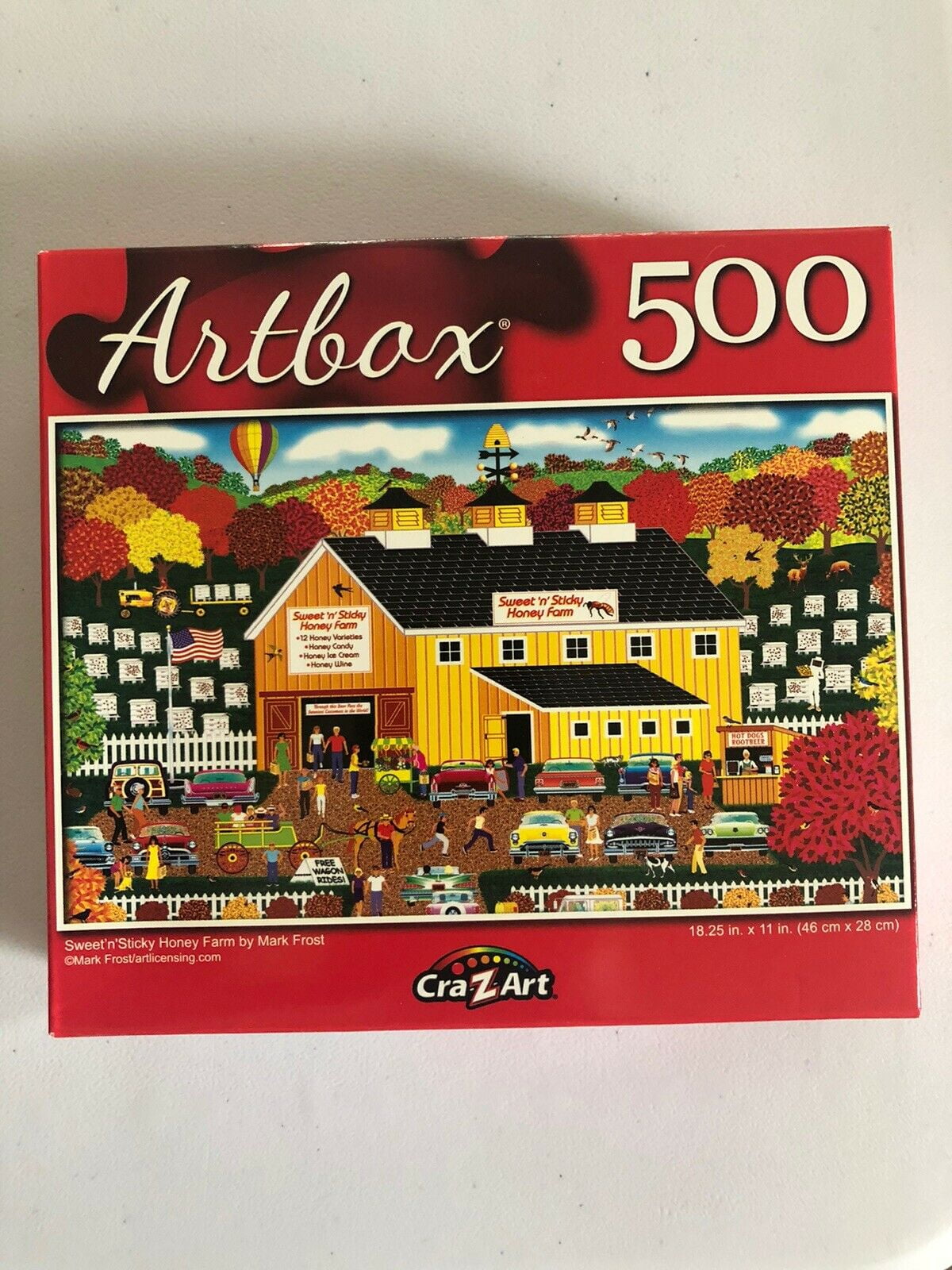 Cra Z Art Artbox 500 Piece Jigsaw Puzzle Perfect Day On The Farm By Mark Frost Walmart Com Walmart Com