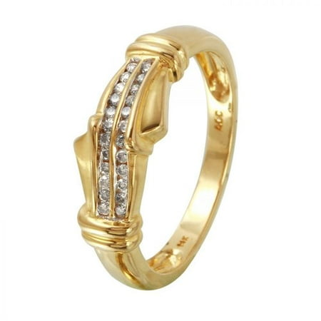 Foreli 0.19CTW Diamond 14K White Gold Ring