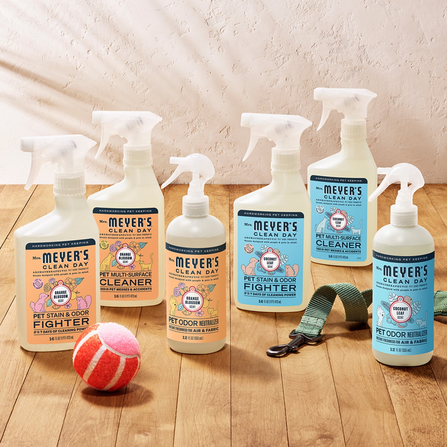 (2 pack) Mrs. Meyer's Clean Day Pet Odor Neutralizer, Coconut Leaf, 16oz