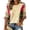 Beige, variant on Mexico 2026 Soccer Cup Fan Jersey for Women, Round Neck Three-Quarter Sleeve T-Shirt with Vintage Floral & Letter Print, Breathable Casual Sports Tee Pullover Top, 1 PC Red M