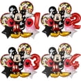 thumbnail image 2 of Juego de decoración para fiestas con globos de aluminio de Mickey Mouse, globo de látex con cabeza de Mickey de dibujos animados de 32 pulgadas, número rojo, suministros para fiestas de cumpleaños inf, 2 of 5