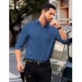 thumbnail image 3 of COOFANDY Mens Casual Dress Shirts Long Sleeve Button Down Shirts Wrinkle Free Business Formal Shirts, 3 of 7