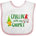thumbnail image 3 of Inktastic Chillin' with My Gnomes Boys or Girls Baby Bib, 3 of 4