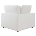 thumbnail image 4 of Modular Deep Sofa, White, Fabric, Modern Contemporary, Living Lounge Cafe Room Hotel Lobby Hospitality, 4 of 9