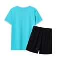thumbnail image 4 of Karoyedx Boys Summer Outfits Boys' Active Shorts Set 2 Pieces T-Shirt and Mesh Shorts Summer Activewear Sets Light Pink Size,2-3 Years, 4 of 4