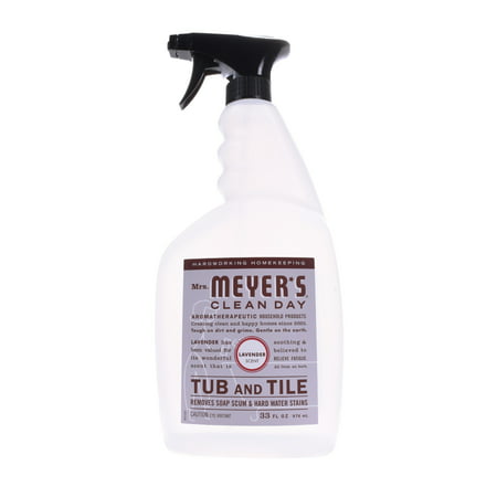 Mrs. Meyer's Clean Day Tub & Tile Cleaner Spray, Lavender, 33 (Best Product To Clean Shower Tile)