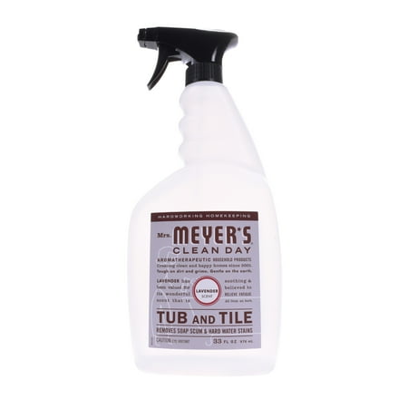 Cleaning Acrylic Tubs - Mrs. Meyer's Clean Day Tub & Tile Cleaner Spray, Lavender, 33 Oz