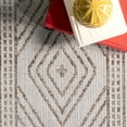 thumbnail image 6 of nuLOOM Miriam Striped Indoor/Outdoor Area Rug, 4' x 6', Beige, 6 of 9