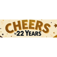 thumbnail image 4 of Colorful Cheers to 22 Years Banner Background Party Decorations Backdrop for Anniversary Celebrations Toast Events Beer Themed Parties Photography Props, 4 of 4