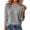 Gray, variant on Staron Women's Fall Knit Pullover Sweaters Casual Round Neck Long Sleeve Solid Comfy Tops Trendy Cozy Sweater Black XXL