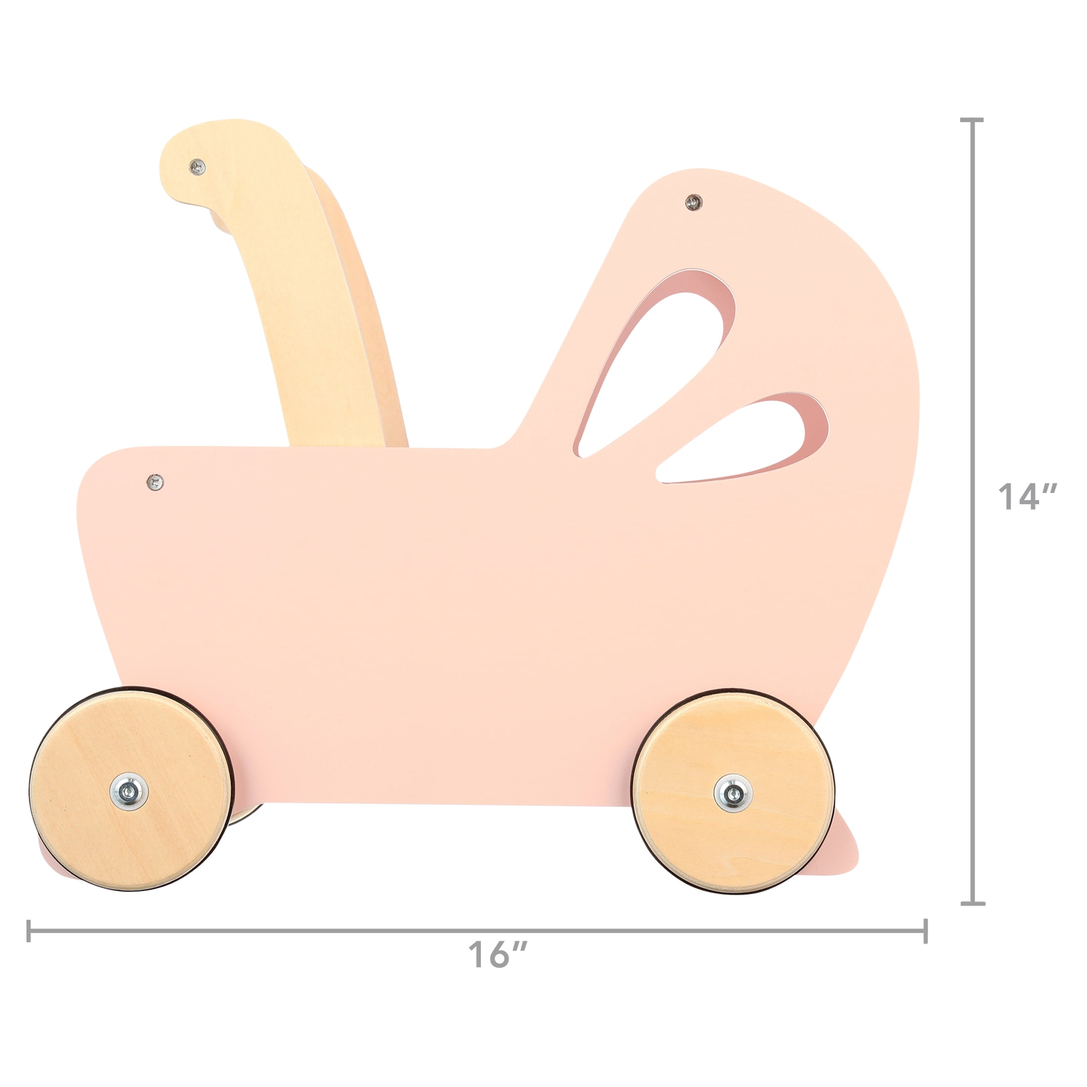 Moover Toys Doll Pram, Light Pink