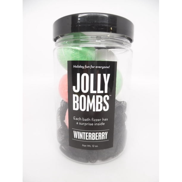 Da Bomb Bath Fizzers Jolly Bomb Bath Soaks Winterberry + Loofah