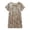 V-Beige616210, variant on Kids Sparkling Sequin Party Dress Girls Elegant Short Sleeve Glittering Beaded Gown For Celebrations Breathable Solid Color Children O-Neck Sundress For Play Birthday Casual