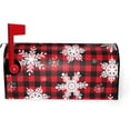 thumbnail image 6 of Christmas Snowflakes Magnetic Mailbox Cover,Mailbox Wraps Post Letter Box Cover Outdoor Home Garden Decor Large Size 25.5x21 in, 6 of 6