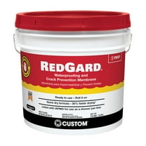 Red Gard Elastomeric Waterproofing Membrane - Ready-To-Use Sealant - 1 Piece, Red