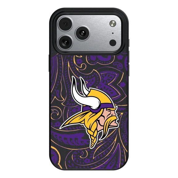 Keyscaper Minnesota Vikings Paisley iPhone Magnetic Bump Case