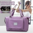 thumbnail image 2 of CAROOTU Foldable Travel Bag for Sports Yoga Waterproof Expandable Handbag with Large, 2 of 5